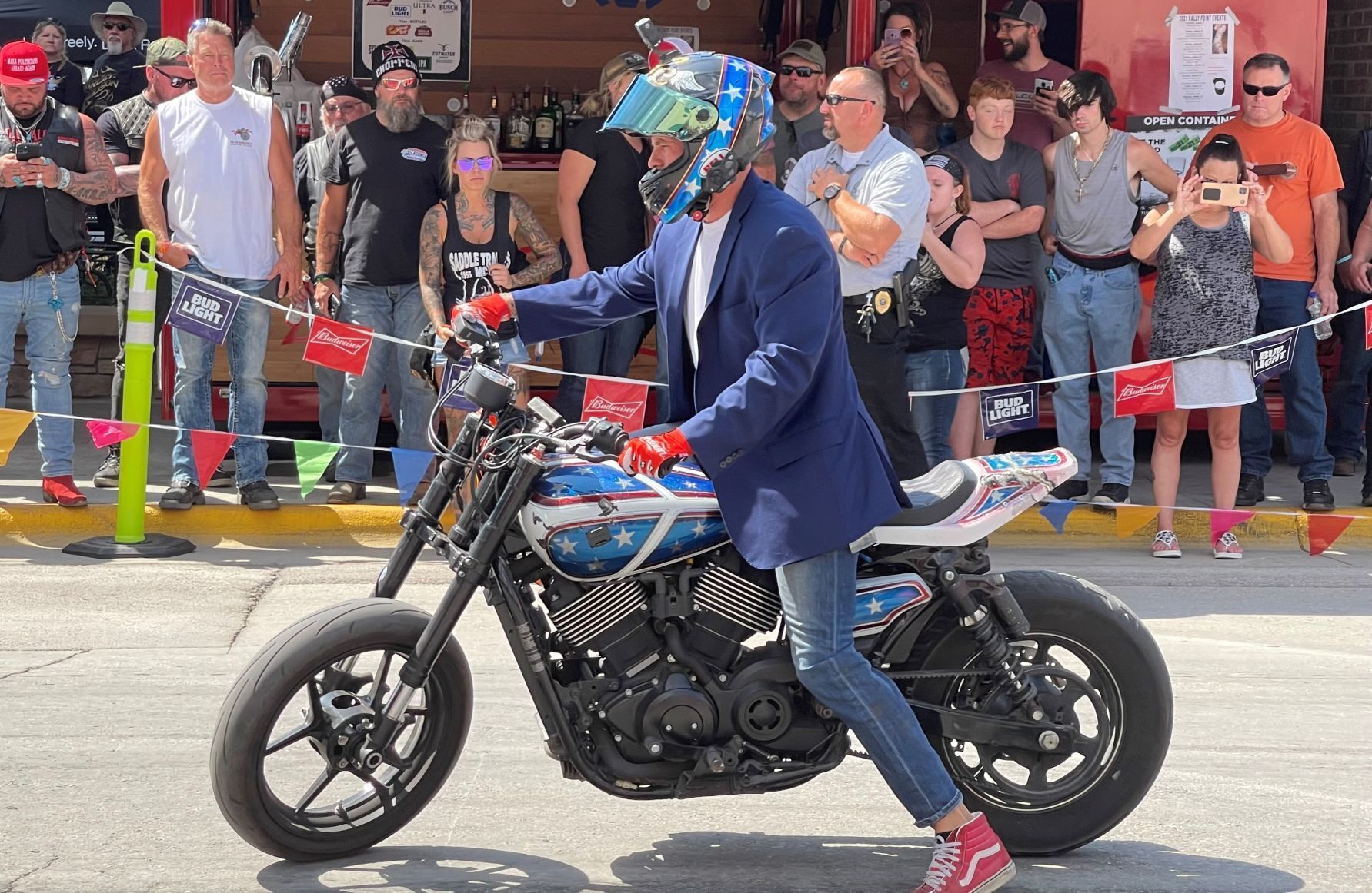 Cole Freeman on bike